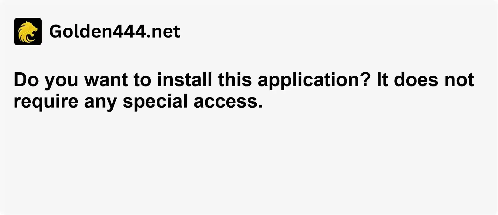 Step 5: install Golden444 app on Android device