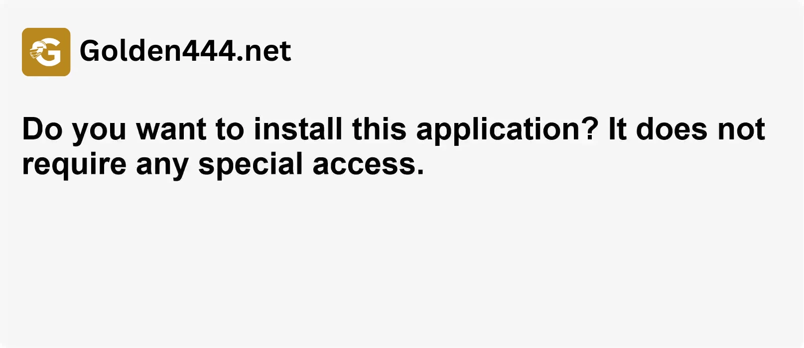 Step 5: install Golden444 app on Android device