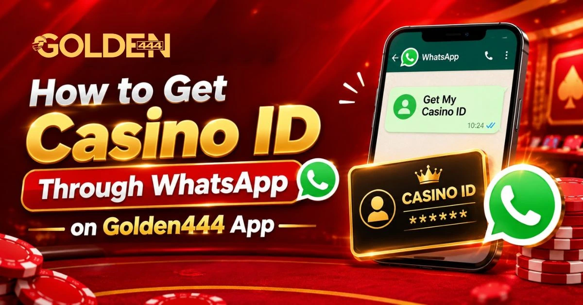 How to Get Casino ID Through WhatsApp on Golden444 App